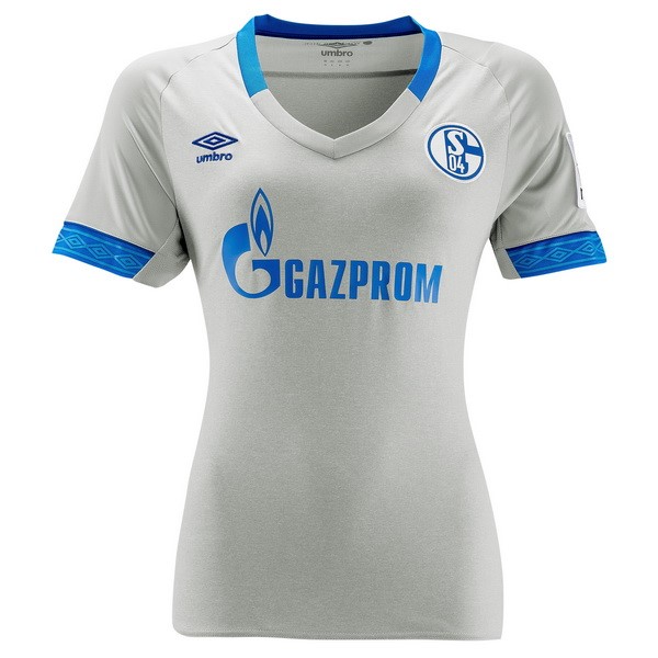 Schalke 04 Trikot Auswarts Damen 2018-19 Grau Fussballtrikots Günstig